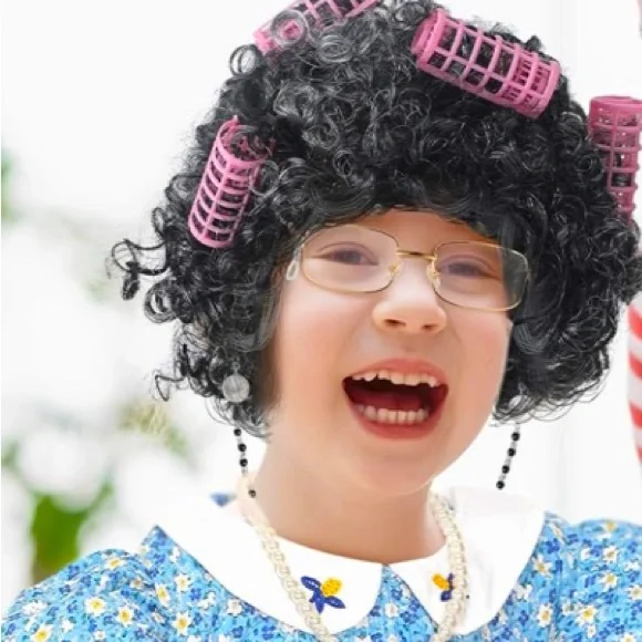 Tisancy® Grandma Costume Kit Halloween Costume 100 Days of School Girl’s Sz 4/5 - Picture 5 of 9